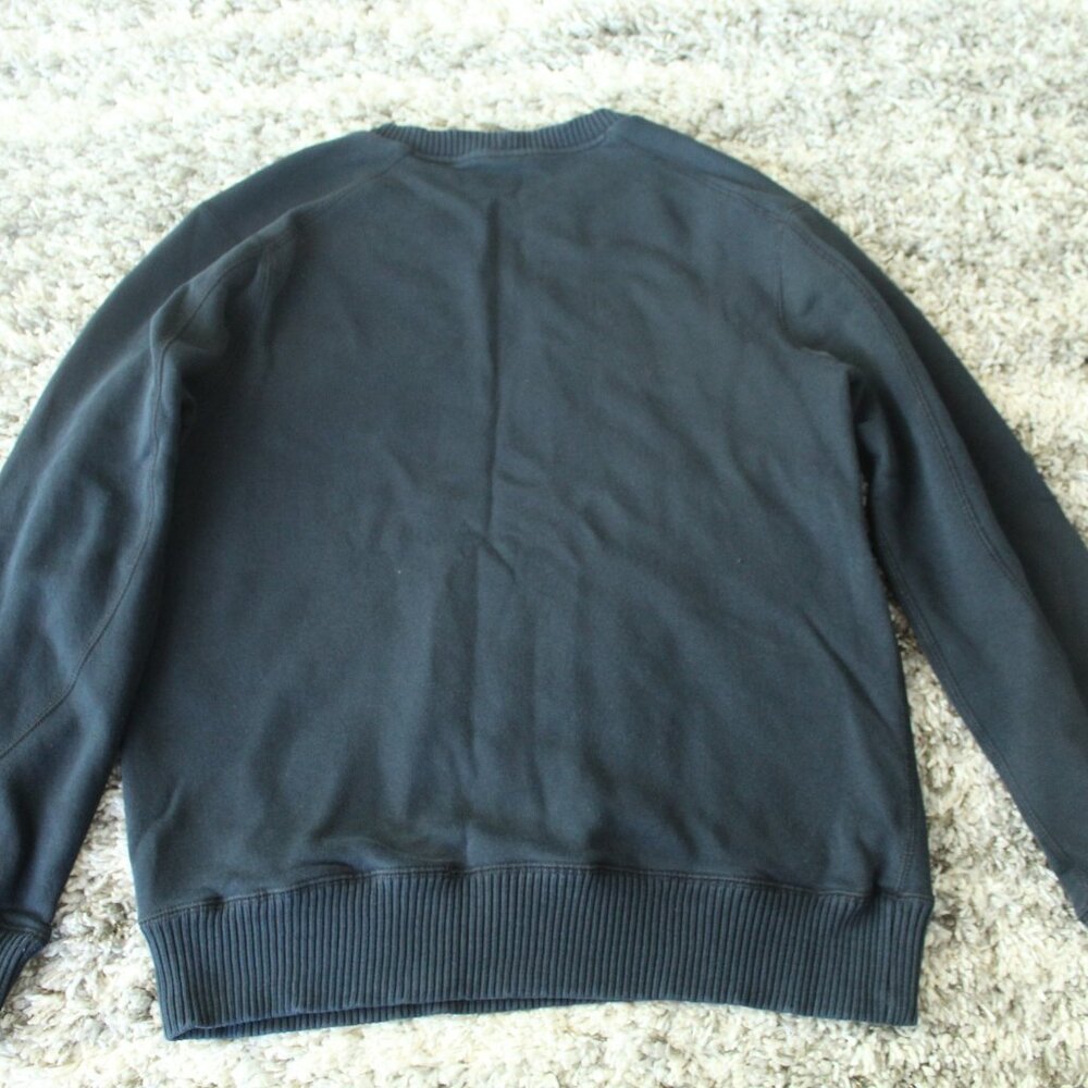 Air Jordan Black Cotton Poly Crew Neck Pullover Sweater Men's Size Medium - Picture 5 of 5